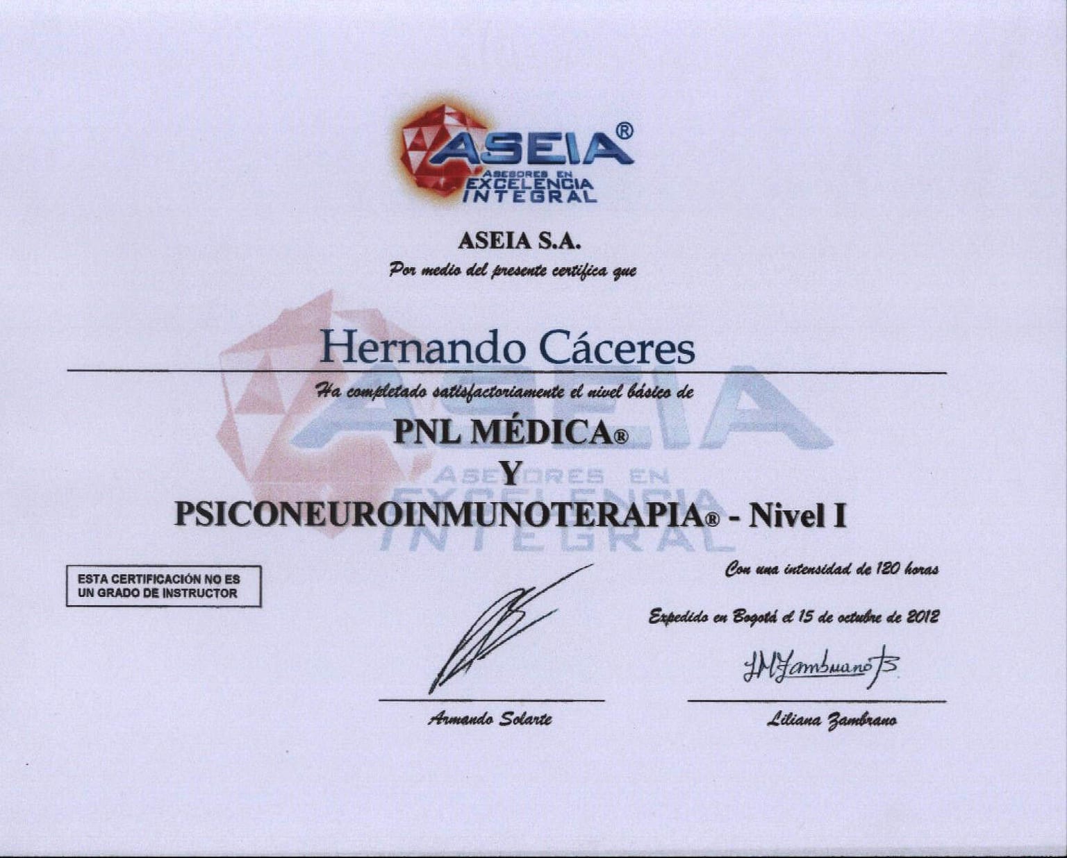 pnl certificado aseia
